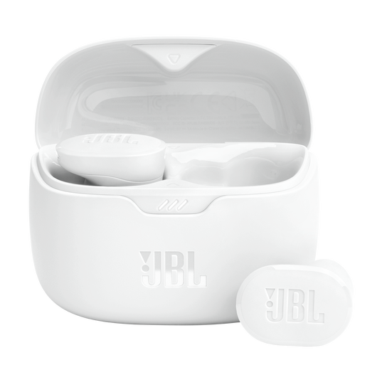 JBL Tune Buds - White - True wireless Noise Cancelling earbuds - Hero